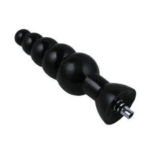7.28'' Beads Anal Plug(Black) Attachment for Premium Sex Machine