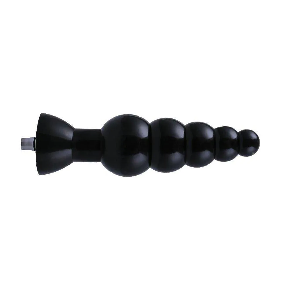 7.28'' Beads Anal Plug(Black) Attachment for Premium Sex Machine