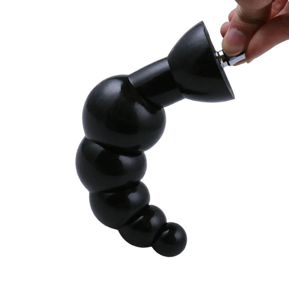 7.28'' Beads Anal Plug(Black) Attachment for Premium Sex Machine