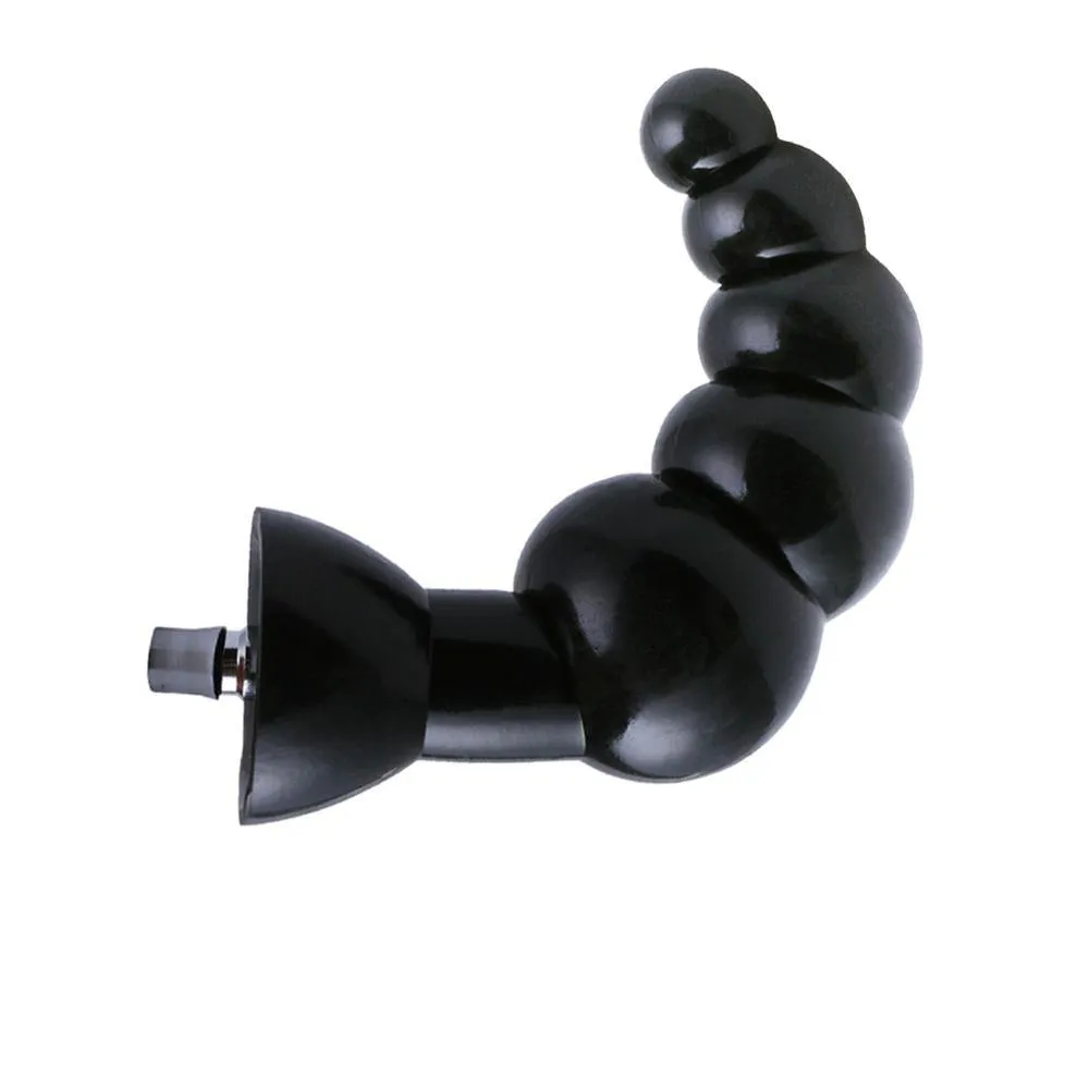 7.28'' Beads Anal Plug(Black) Attachment for Premium Sex Machine