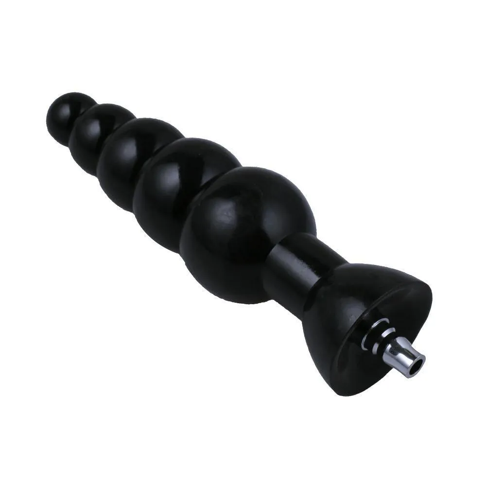 7.28'' Beads Anal Plug(Black) Attachment for Premium Sex Machine