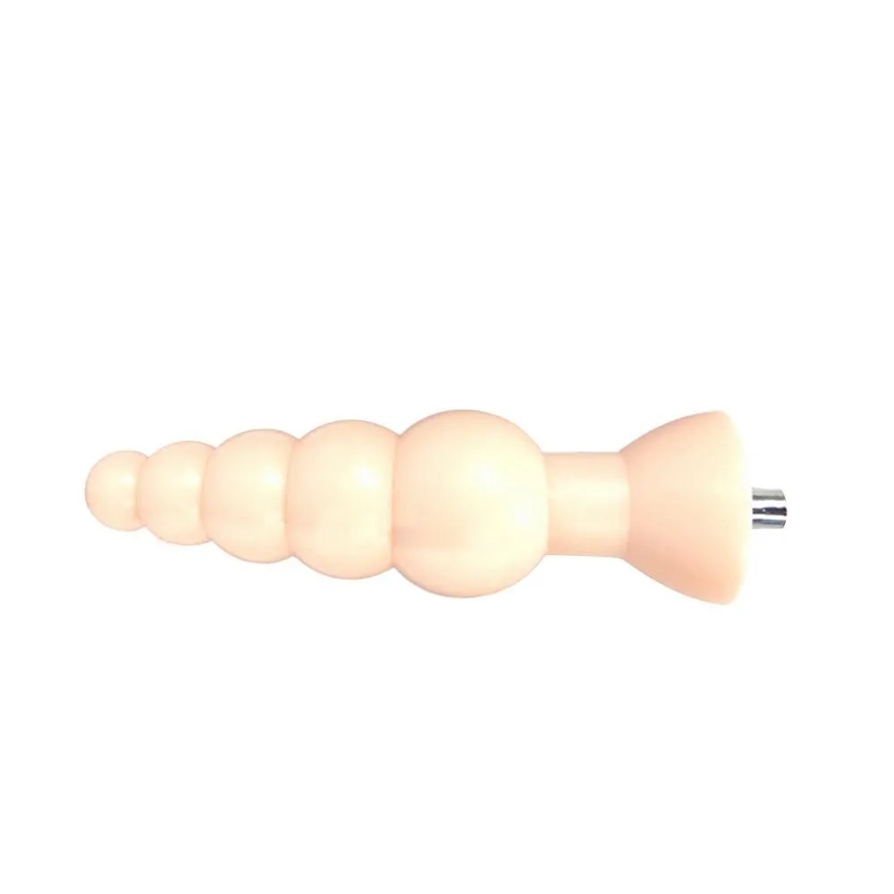 7.28'' Beads Anal Plug(Flesh) Attachment for Premium Sex Machine