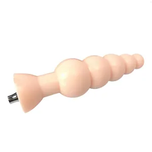 7.28'' Beads Anal Plug(Flesh) Attachment for Premium Sex Machine