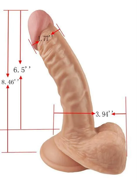 8.46'' G-spot Dildo(Flesh)