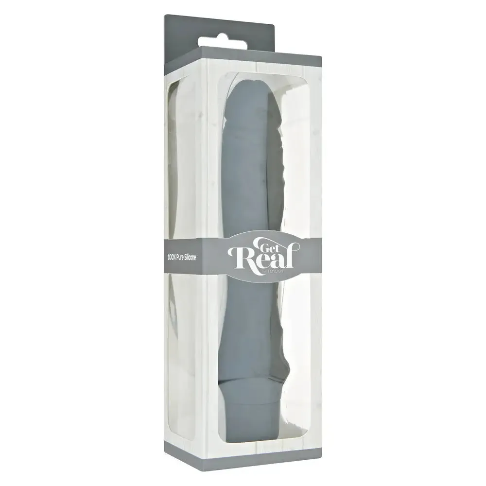 9.8-inch Toyjoy Silicone Black Vibrating Realistic Dildo