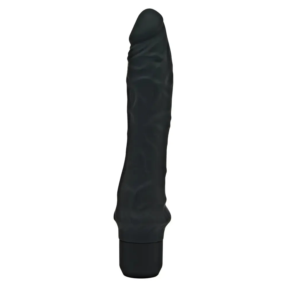 9.8-inch Toyjoy Silicone Black Vibrating Realistic Dildo