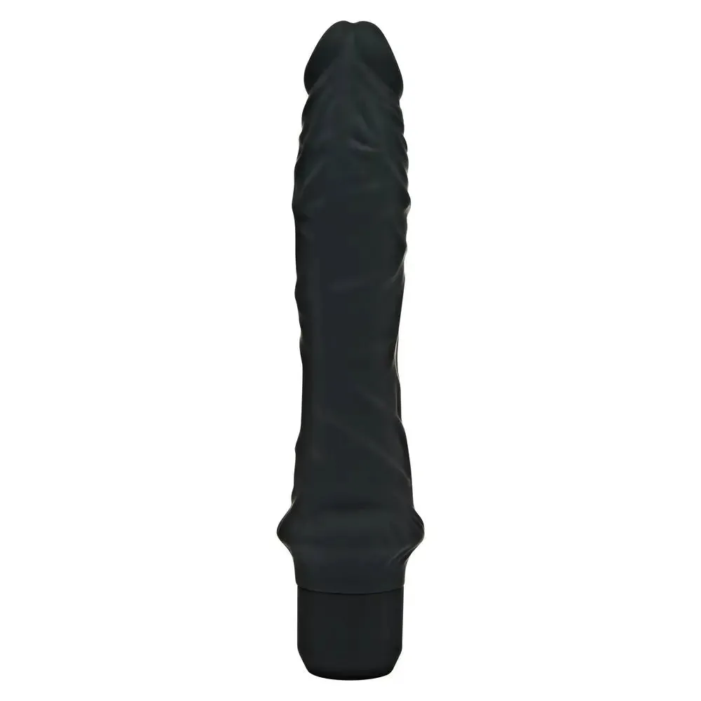9.8-inch Toyjoy Silicone Black Vibrating Realistic Dildo