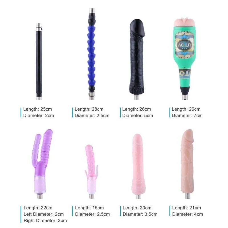 Adult Sex Machine Gun for Couples with Different Sizes Lifelike Dildos