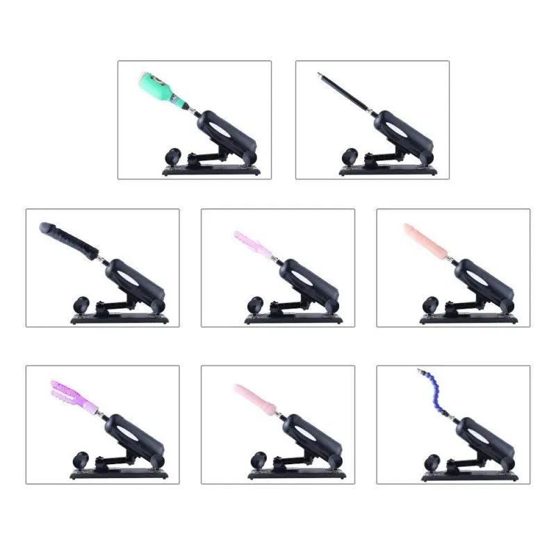 Adult Sex Machine Gun for Couples with Different Sizes Lifelike Dildos