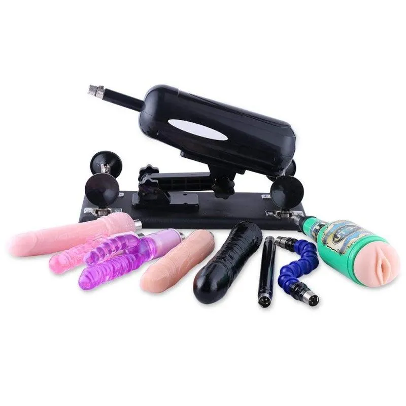 Adult Sex Machine Gun for Couples with Different Sizes Lifelike Dildos