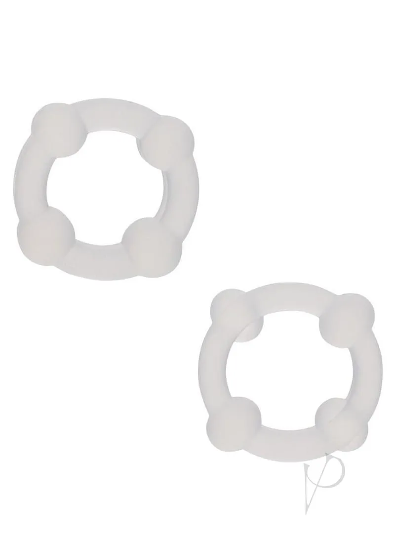 Alpha Silicone Double Stacker Clear