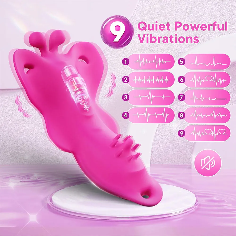 APP Controlled Vibrating Panty Sex Toys for Women - Butterfly Strapless Strapon Clit Vibrator