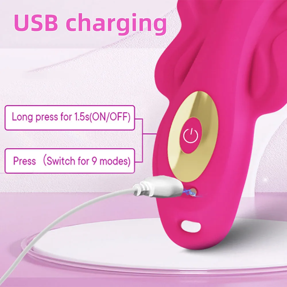 APP Controlled Vibrating Panty Sex Toys for Women - Butterfly Strapless Strapon Clit Vibrator