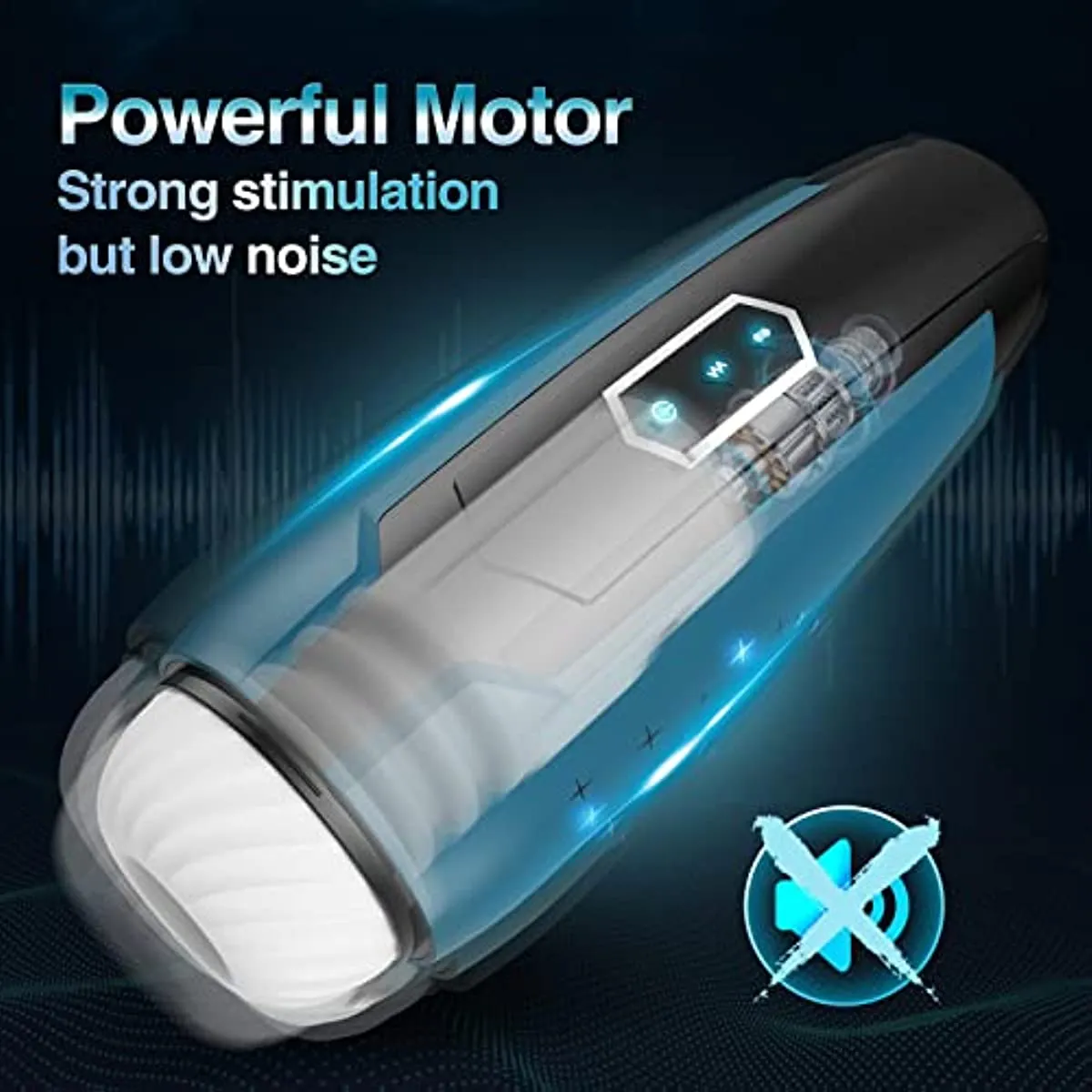 Automatic Male Masturbator with Thrusting & Vibrating