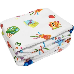 Bambino Skooldoole All Over Print ABDL Adult Diaper (8 Diapers) Full Pack *DISCONTINUED*