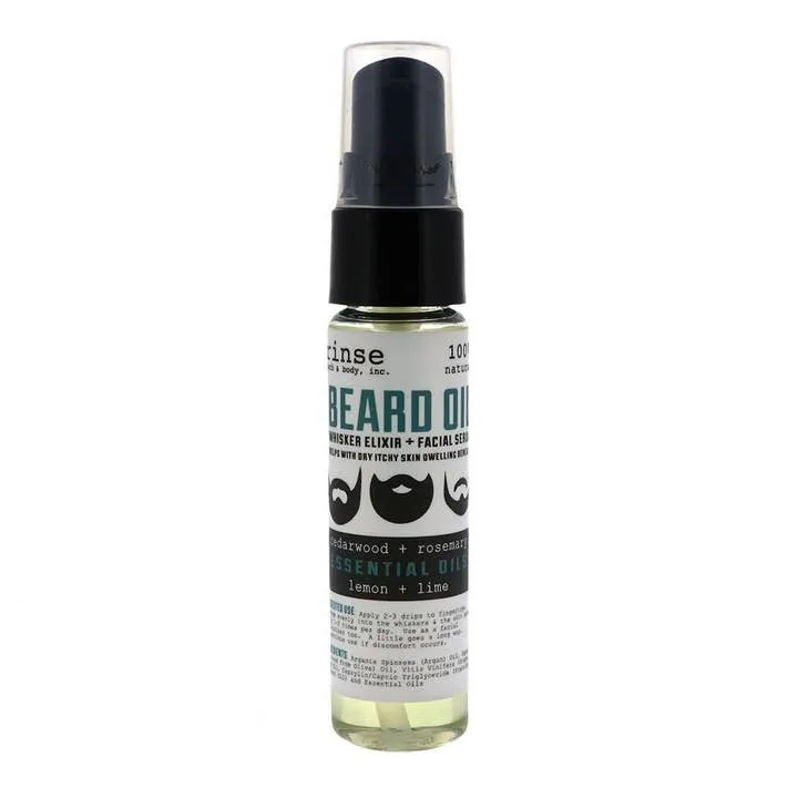 Beard Oil - Skin & Whisker Elixer Rinse