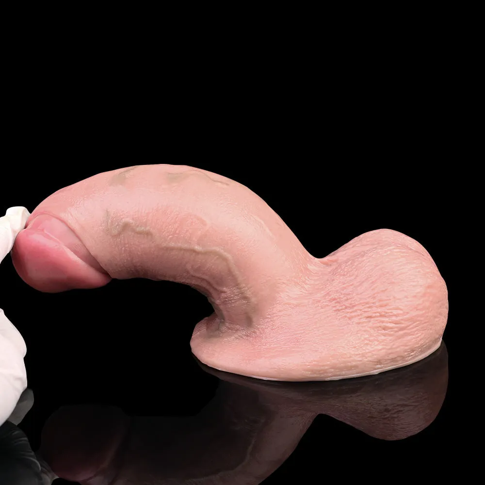 Big Testicle Huge Dildo Anal Butt Plug - Suction Cup Life Size Penis Masturbation Women Sex Toys