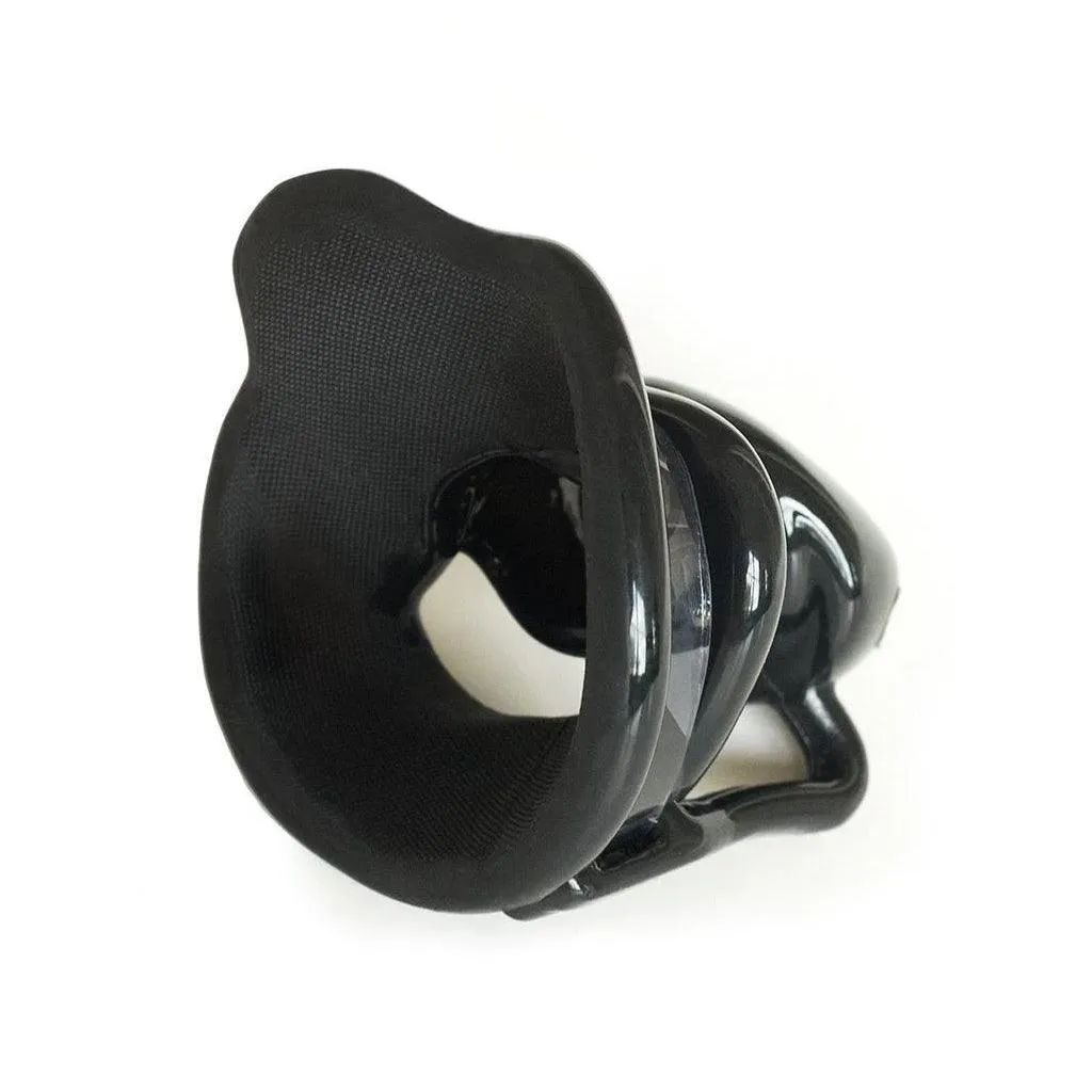 Birdlocked Silicone Neo Chastity Device. Black