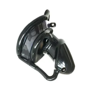 Birdlocked Silicone Neo Chastity Device. Black