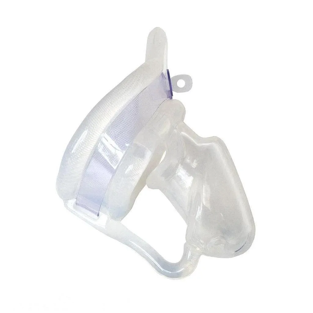 Birdlocked Silicone Neo Chastity Device. Clear