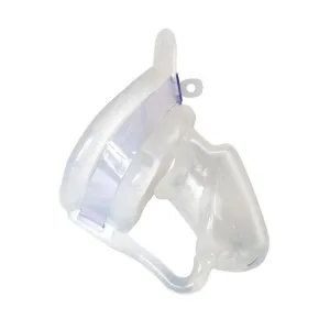 Birdlocked Silicone Neo Chastity Device. Clear