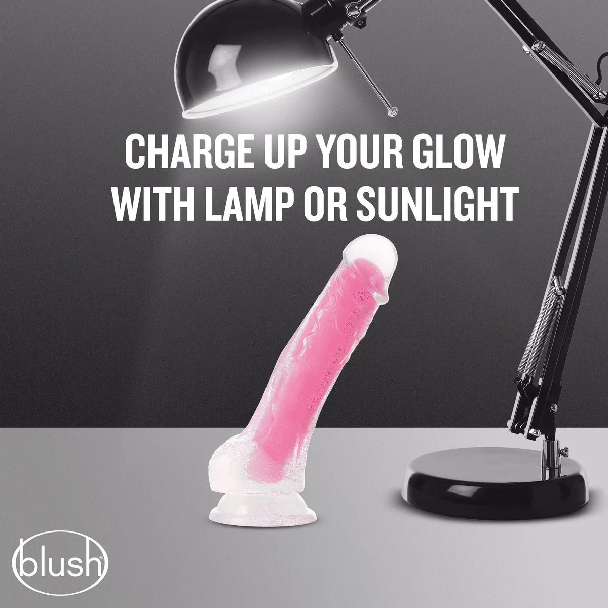 Blush Neo Elite Glow In The Dark 7.5-Inch Pink Dildo