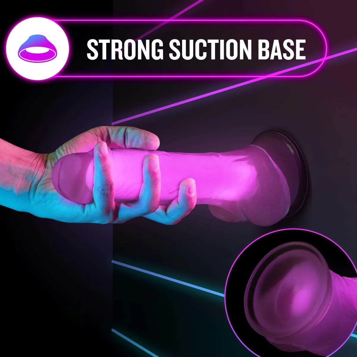 Blush Neo Elite Glow In The Dark 7.5-Inch Pink Dildo