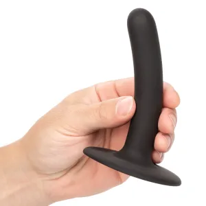 Boundless 4.5 Inch Slim Black Silicone Dildo