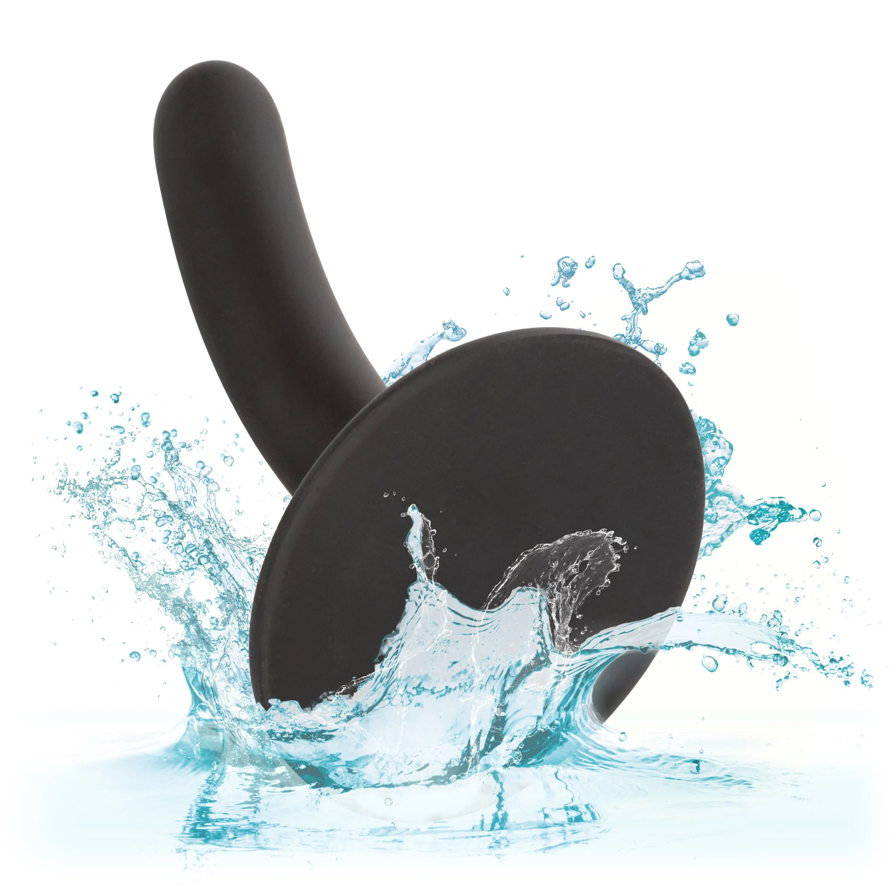 Boundless 4.5 Inch Slim Black Silicone Dildo