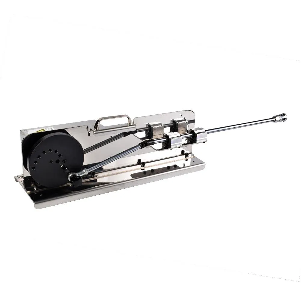 Bright Silver Metal Fucking Sex Machine for Women