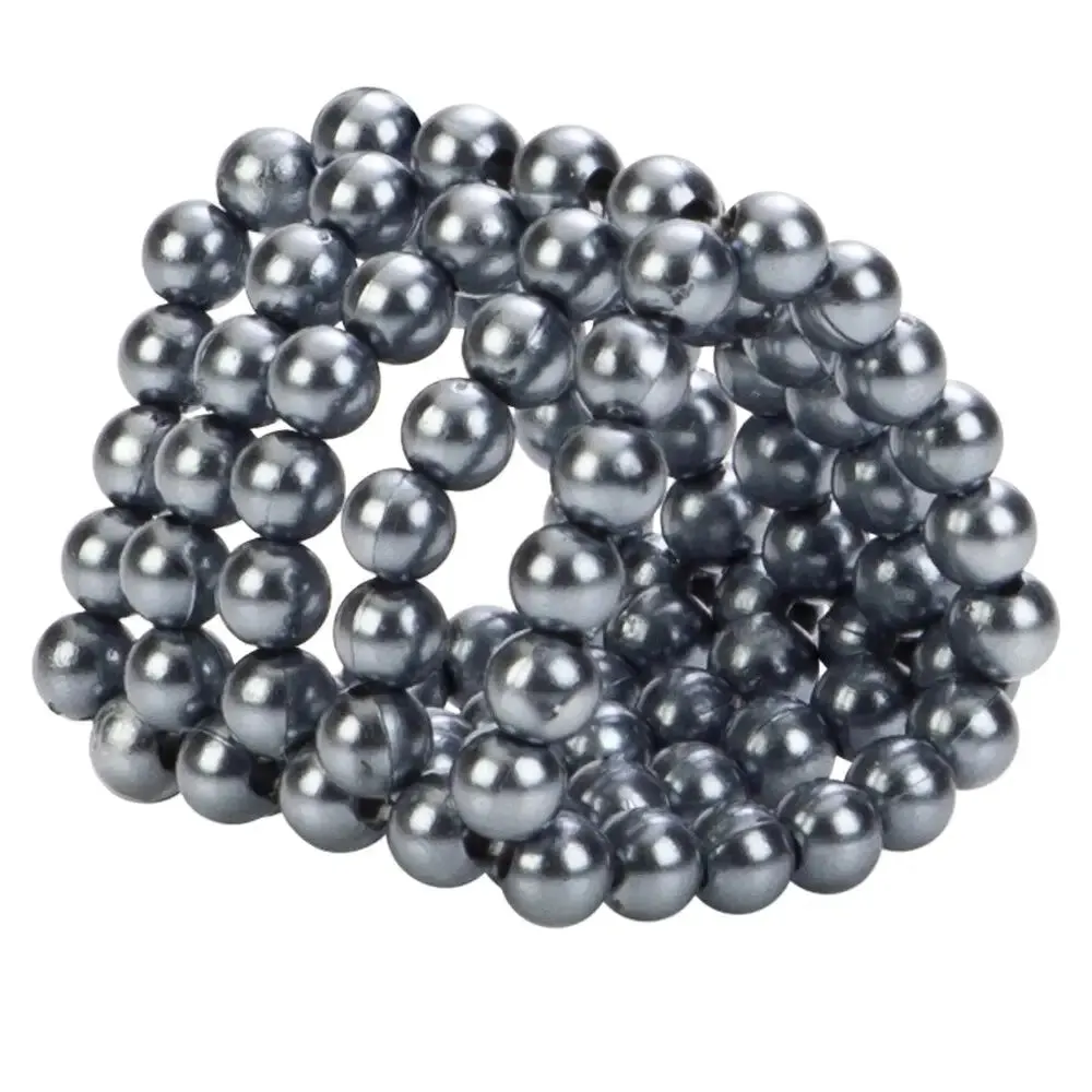 California Exotic Ultimate Silver Stroker Beads Cock Ring for Men