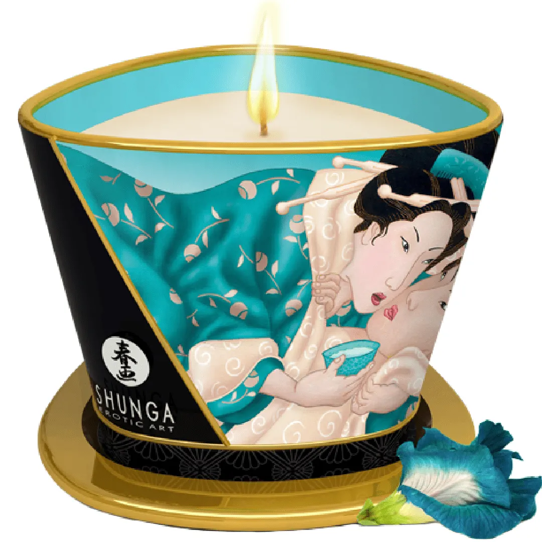 Caress by Candlelight Island Blossom Scented Massage Candle