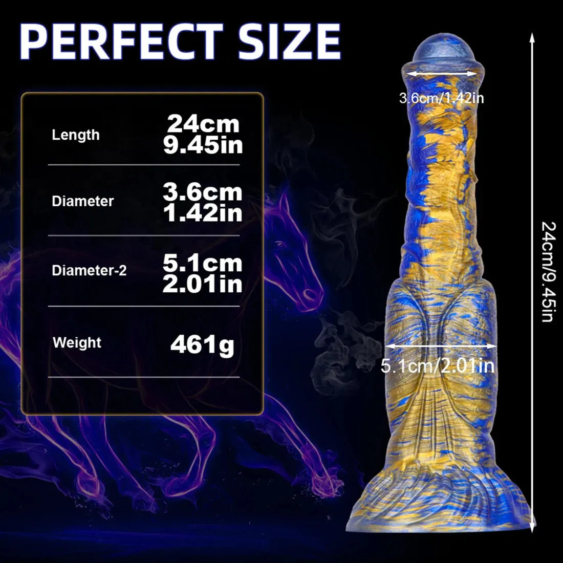 Colorful Realistic Monster Dildo - Soft Silicone Animal Dildos Sex Toys for Adult Erotic Wellness
