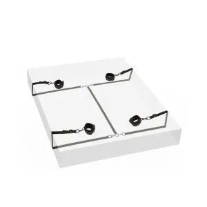 Colt Faux Leather Black Bondage Bed Restraints for Bdsm Couples