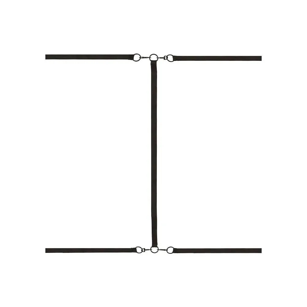 Colt Faux Leather Black Bondage Bed Restraints for Bdsm Couples