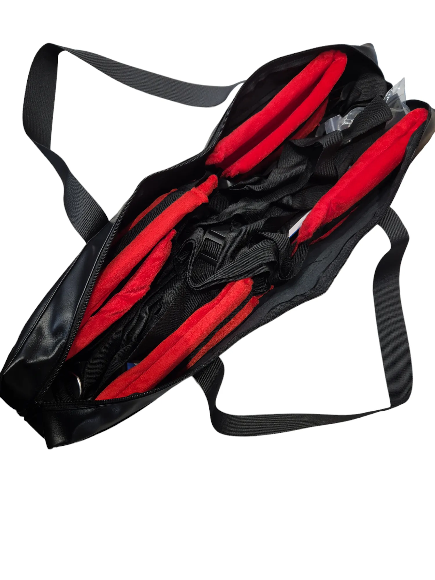 Come Closer Fetish Love Sling With Storage Bag | Weight Less | Black & Red