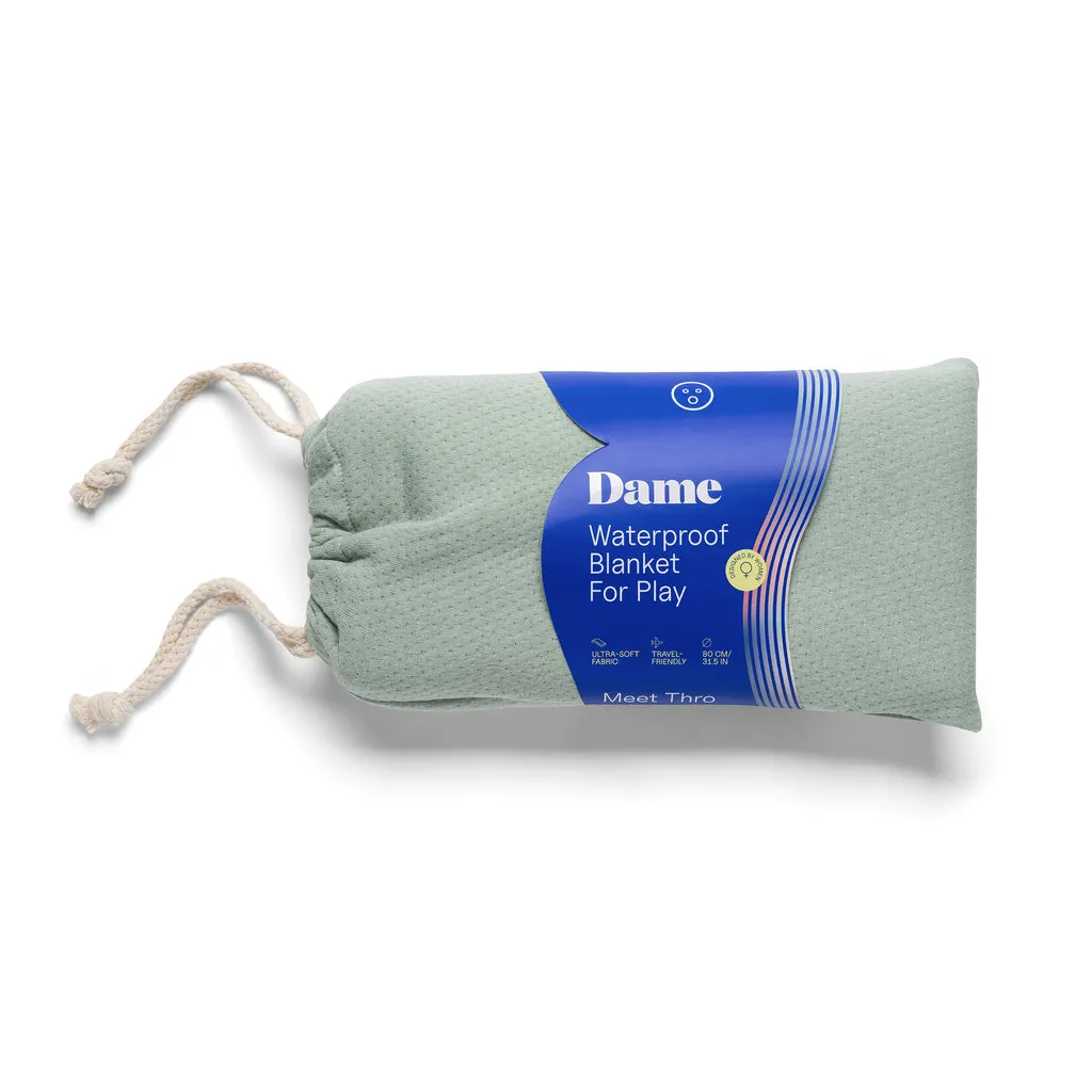 Dame Throw Waterproof Sex Blanket - Sage