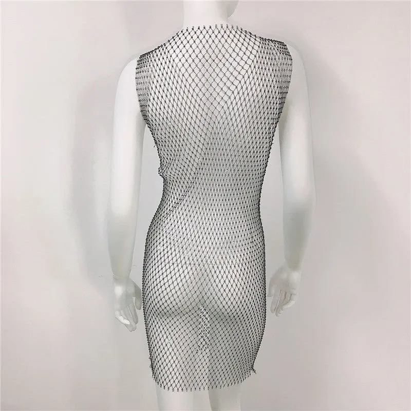 Diamond Glow Bikini Overlay/ Lingerie Coverup