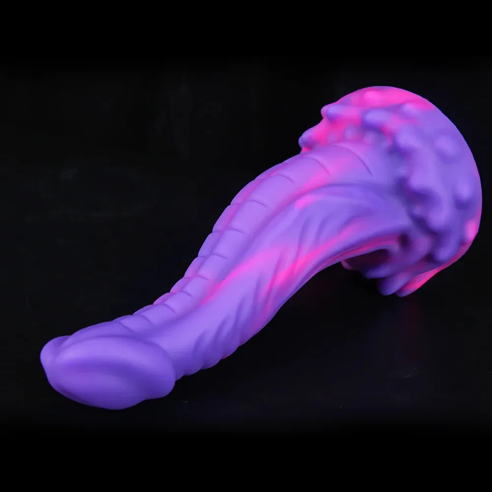 Dragon Monster Dildo Butt Plug - Exotic Silicone Anal Plug Prostate Massager