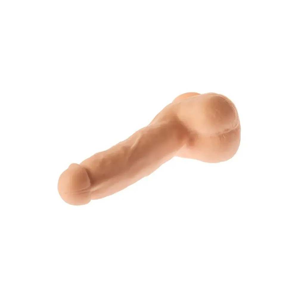 Dream Toys 8.3-inch Flesh Pink Realistic Dildo with Suction Cup and Balls