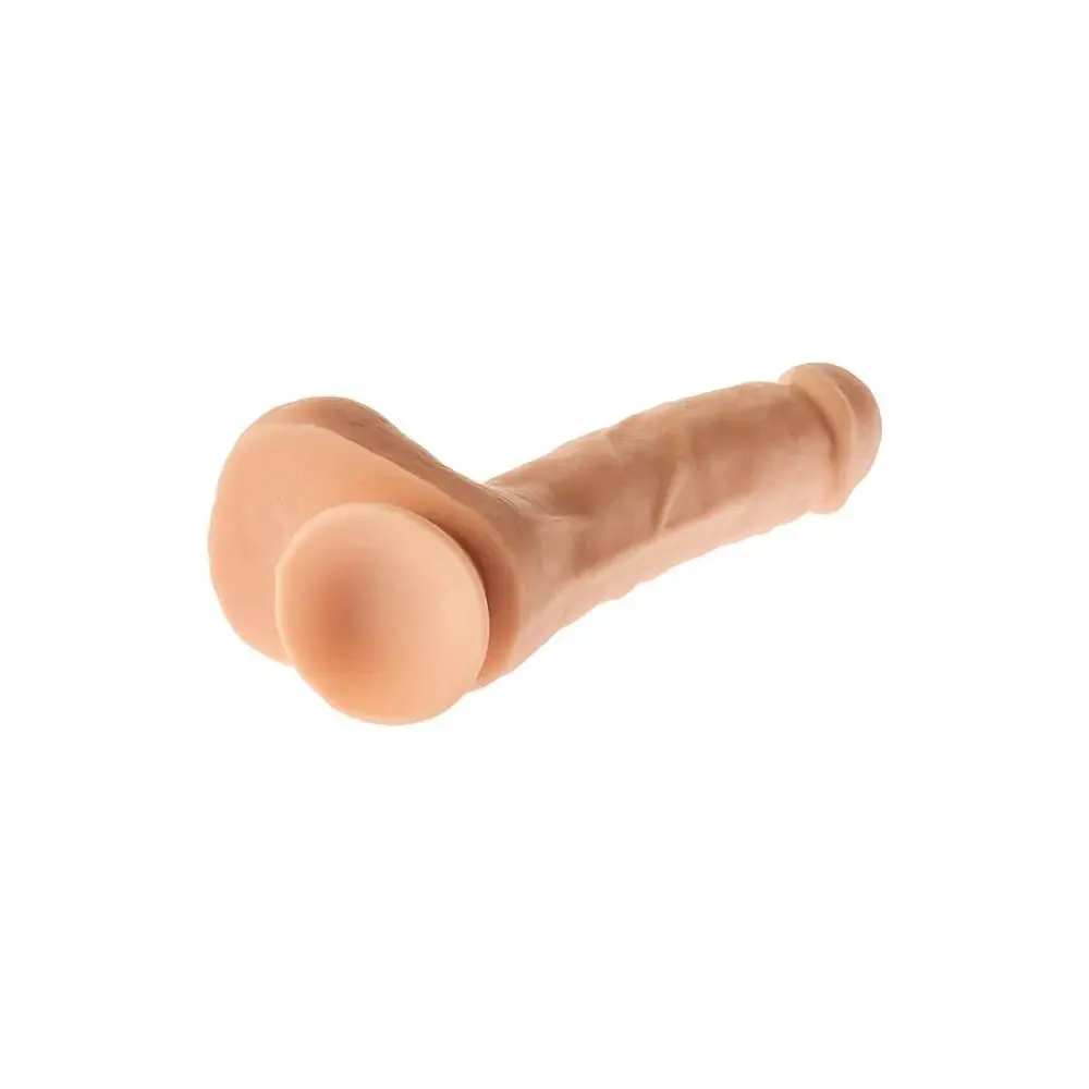 Dream Toys 8.3-inch Flesh Pink Realistic Dildo with Suction Cup and Balls