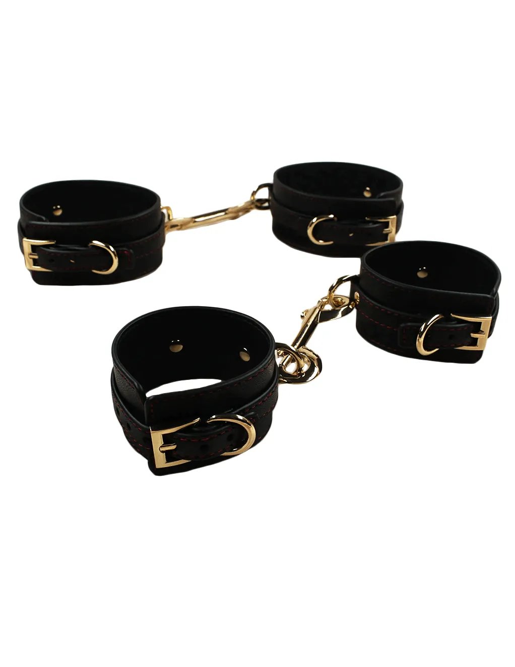 Edonista Beatrix Black & Gold 13pc Bondage Set