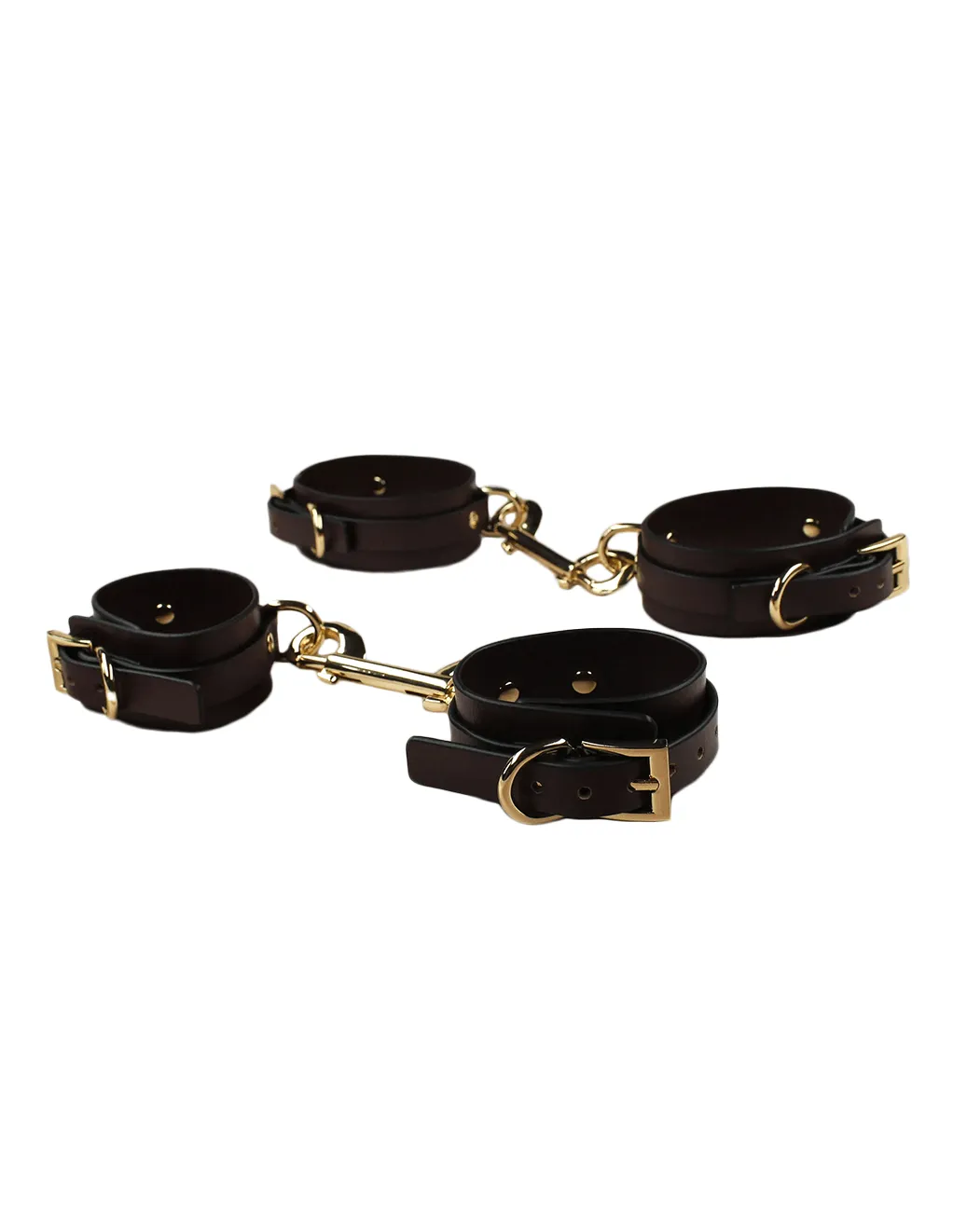 Edonista Venice Brown & Gold 13pc Bondage Set