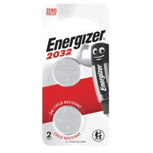 Energizer - ECR 2032 3V Lithium Batteries Pack of 2