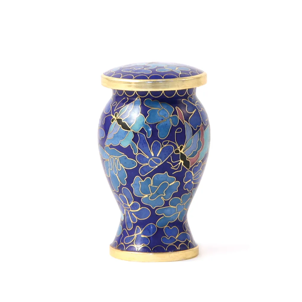 Etienne Butterfly, Cloisonne Cremation Urn  | A beautiful cloisonne ash urn