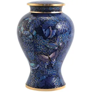 Etienne Butterfly, Cloisonne Cremation Urn  | A beautiful cloisonne ash urn