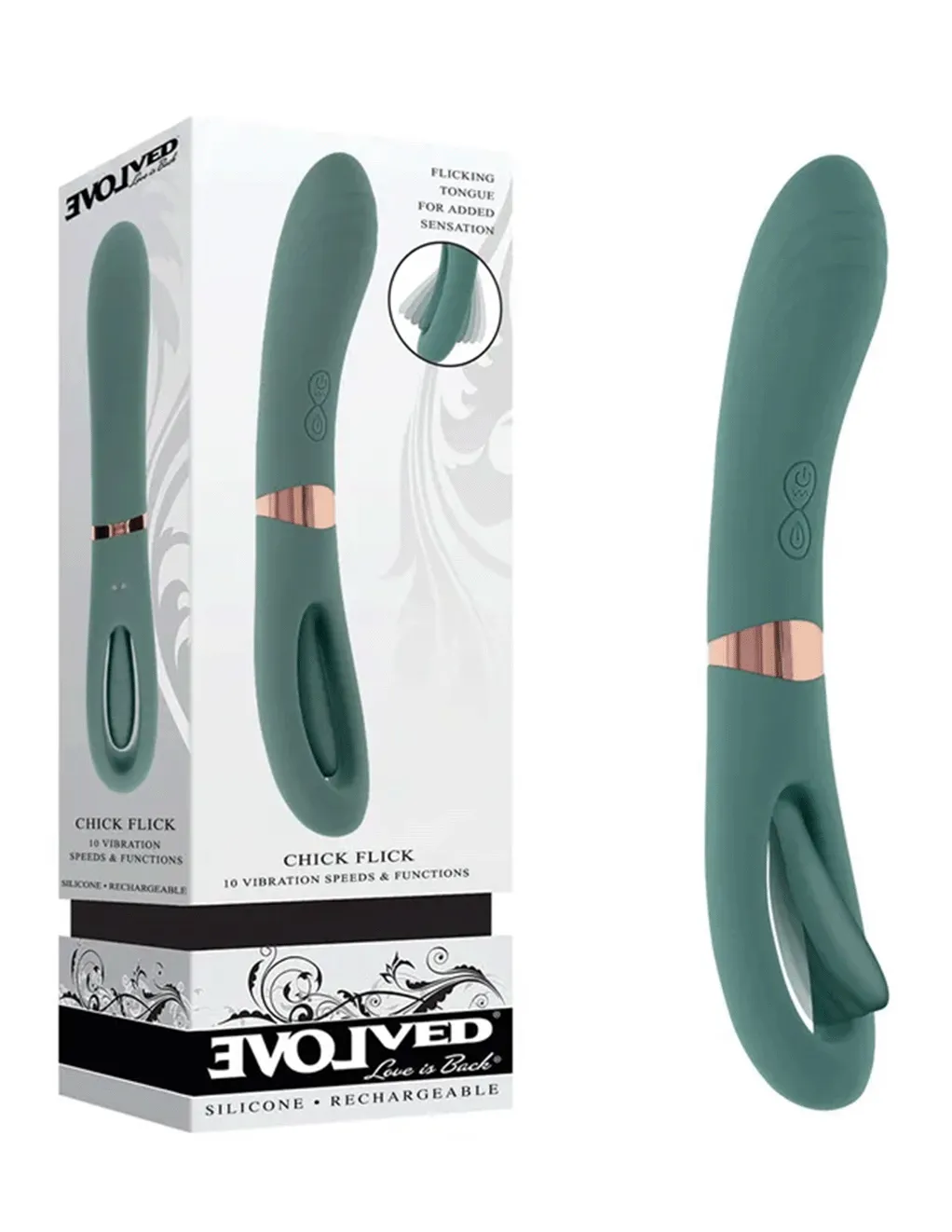 Evolved Chick Flick G-Spot Flicking Vibrator