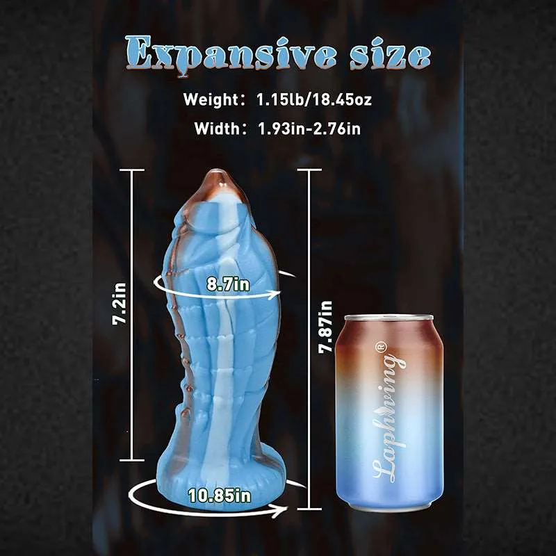 Exotic Dildos- Domlust Monster Dildos - 8 inch Huge Fantasy Sex Toy