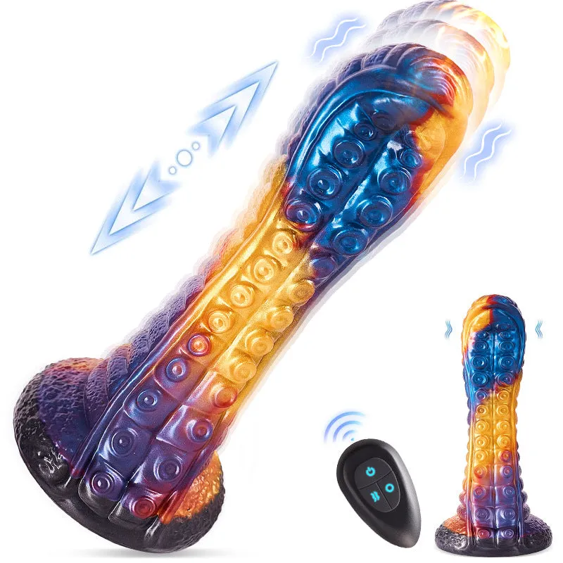 Exotic Fantasy Dildo Thrusting Vibrator - Huge Monster Remote Control Vibrating Dildos