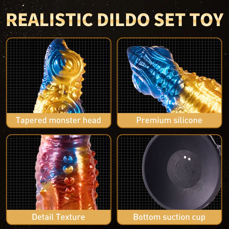 Exotic Monster Dildo Butt Plug - Remote Control Thrusting Realistic Animal Dildos